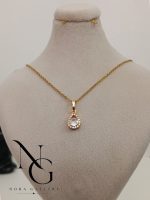 گردنبند اشک نگینی - تصویر 2
