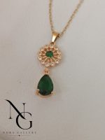 گردنبند نگینی زمرد