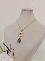 گردنبند نگینی زمرد - تصویر 2