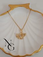 گردنبند گل نگین دار - تصویر 2
