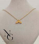 گردنبند دم وال طلایی