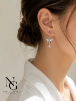 گوشواره حلقه ای پروانه
